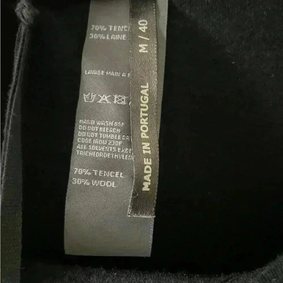 LILITH of France charcoal DRESS Bubble hem M/40 NWT PORTUGAL - Picture 9 of 12